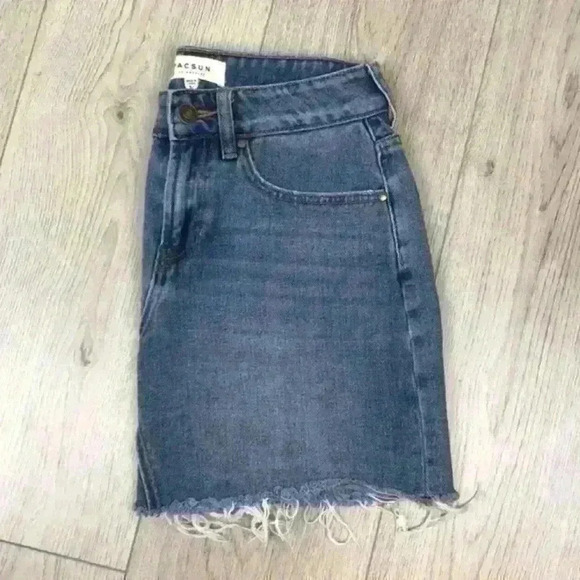 Pacsun Light Blue Jean Skirt Size 24 - Picture 1 of 8